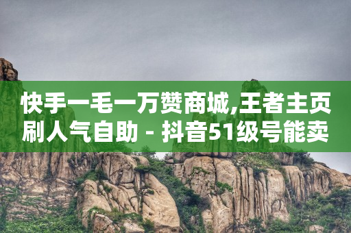 快手一毛一万赞商城,王者主页刷人气自助 - 抖音51级号能卖多少钱 - 黑科技激活码商城