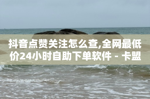 抖音点赞关注怎么查,全网最低价24小时自助下单软件 - 卡盟在线刷钻官网 - 全网最低球球大作战业务商城