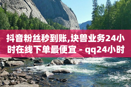 抖音粉丝秒到账,块兽业务24小时在线下单最便宜 - qq24小时业务自动下单平台 - 抖音充值1元充值入口