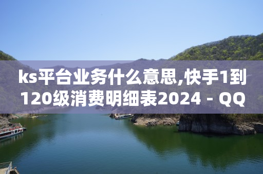 ks平台业务什么意思,快手1到120级消费明细表2024 - QQ业务网 - 快手流量推广网站