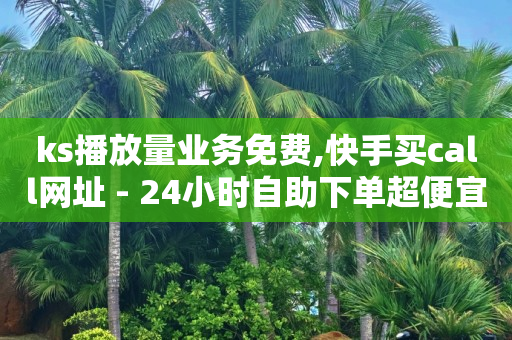 ks播放量业务免费,快手买call网址 - 24小时自助下单超便宜 - 快手流量推广网站24小时热线