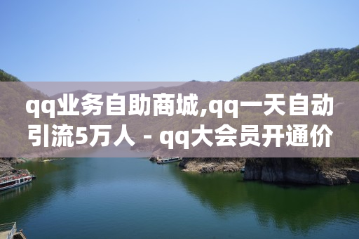 qq业务自助商城,qq一天自动引流5万人 - qq大会员开通价格 - 抖音粉丝上不去是什么原因