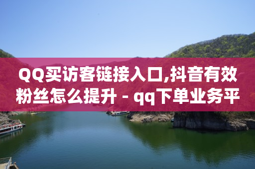 QQ买访客链接入口,抖音有效粉丝怎么提升 - qq下单业务平台空间 - qq业务自助