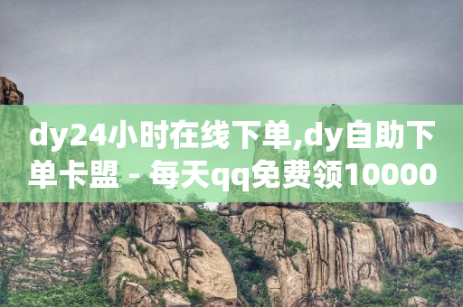 dy24小时在线下单,dy自助下单卡盟 - 每天qq免费领10000赞 - 卡盟一手货源网站手游