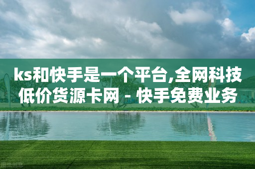 ks和快手是一个平台,全网科技低价货源卡网 - 快手免费业务平台 - 抖音有效粉丝是怎么算的