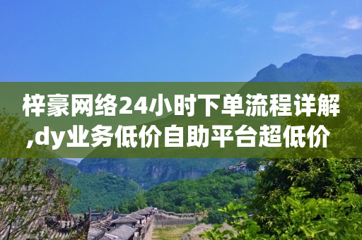 梓豪网络24小时下单流程详解,dy业务低价自助平台超低价 - 刷qq空间访客1元十万微信支付 - 快手点赞播放量增加网址