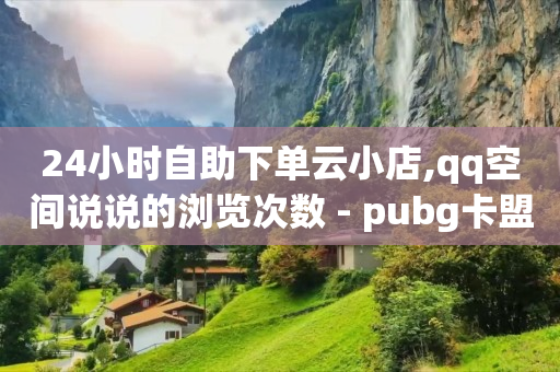 24小时自助下单云小店,qq空间说说的浏览次数 - pubg卡盟24小时自动发卡平台 - 低价刷qq访客量