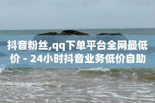 抖音粉丝,qq下单平台全网最低价 - 24小时抖音业务低价自助平台 - ks业务24小时在线下单免费