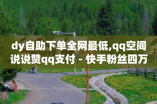 dy自助下单全网最低,qq空间说说赞qq支付 - 快手粉丝四万能赚多少钱啊 - 24h自助下单商城