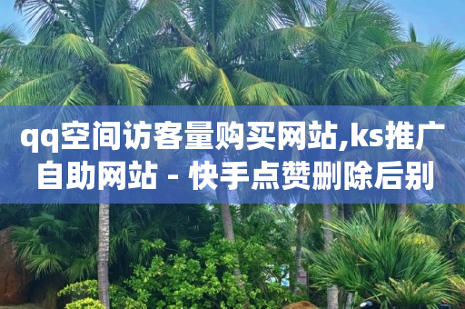 qq空间访客量购买网站,ks推广自助网站 - 快手点赞删除后别人能看到吗 - qq空间的浏览次数