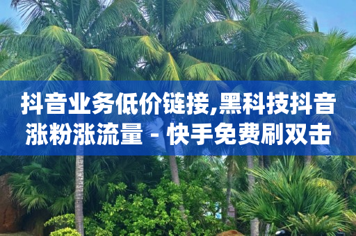 抖音业务低价链接,黑科技抖音涨粉涨流量 - 快手免费刷双击入口 - qq空间访问量购买