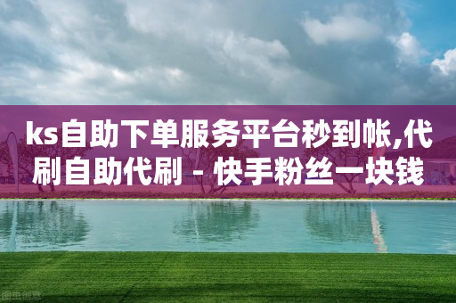 ks自助下单服务平台秒到帐,代刷自助代刷 - 快手粉丝一块钱一个贵吗 - 黑马卡盟网