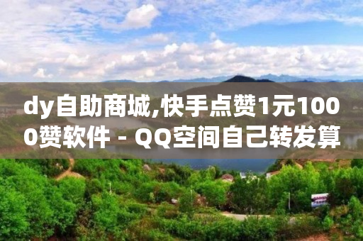 dy自助商城,快手点赞1元1000赞软件 - QQ空间自己转发算次数吗 - DY评论区自定义